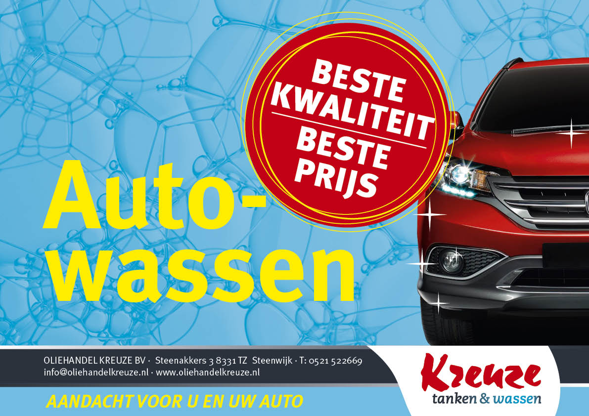 Autowassen in Steenwijk